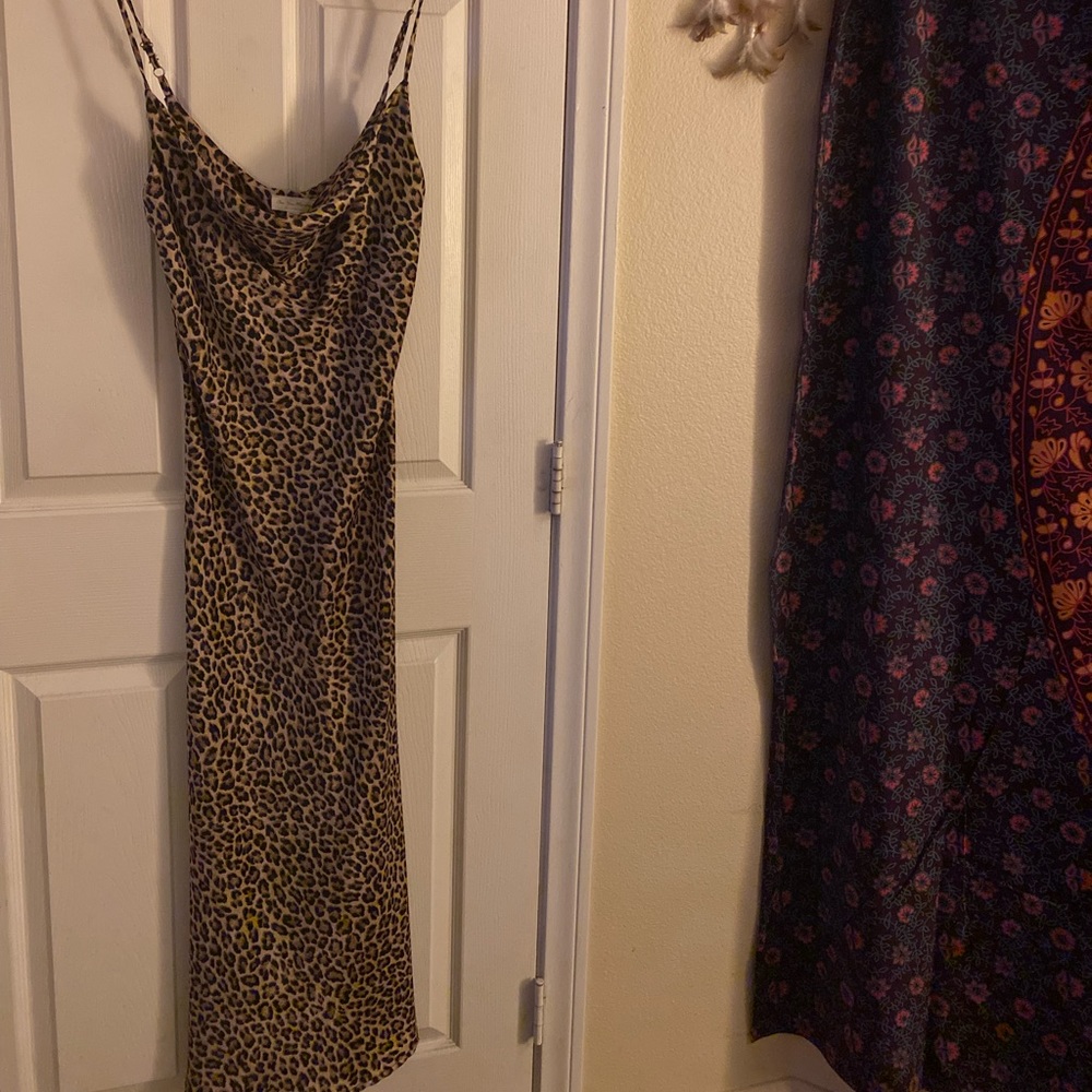 cheetah print dress